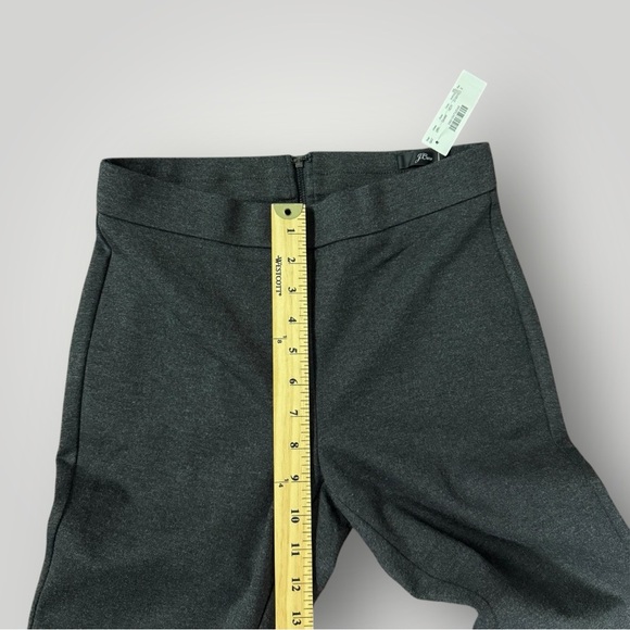 J. Crew Pixie pant in stretch ponte charcoal gray Sz Small - Picture 8 of 12